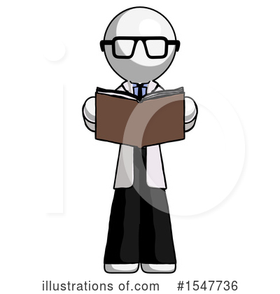 Royalty-Free (RF) White Design Mascot Clipart Illustration by Leo Blanchette - Stock Sample #1547736
