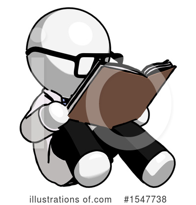 Royalty-Free (RF) White Design Mascot Clipart Illustration by Leo Blanchette - Stock Sample #1547738