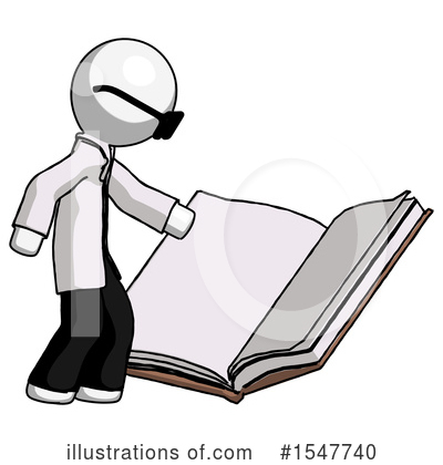 Royalty-Free (RF) White Design Mascot Clipart Illustration by Leo Blanchette - Stock Sample #1547740