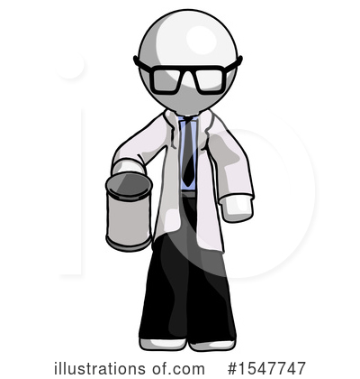 Royalty-Free (RF) White Design Mascot Clipart Illustration by Leo Blanchette - Stock Sample #1547747