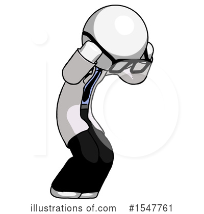 Royalty-Free (RF) White Design Mascot Clipart Illustration by Leo Blanchette - Stock Sample #1547761