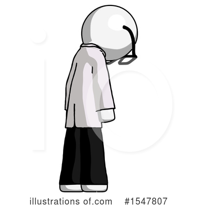 Royalty-Free (RF) White Design Mascot Clipart Illustration by Leo Blanchette - Stock Sample #1547807