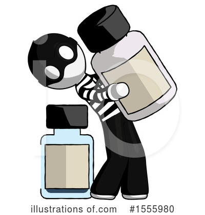 Royalty-Free (RF) White Design Mascot Clipart Illustration by Leo Blanchette - Stock Sample #1555980