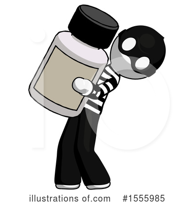 Royalty-Free (RF) White Design Mascot Clipart Illustration by Leo Blanchette - Stock Sample #1555985