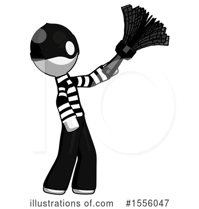 Royalty-Free (RF) White Design Mascot Clipart Illustration by Leo Blanchette - Stock Sample #1556047