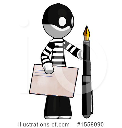Royalty-Free (RF) White Design Mascot Clipart Illustration by Leo Blanchette - Stock Sample #1556090