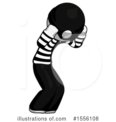 Royalty-Free (RF) White Design Mascot Clipart Illustration by Leo Blanchette - Stock Sample #1556108