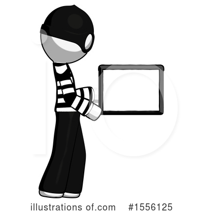 Royalty-Free (RF) White Design Mascot Clipart Illustration by Leo Blanchette - Stock Sample #1556125
