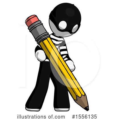 Royalty-Free (RF) White Design Mascot Clipart Illustration by Leo Blanchette - Stock Sample #1556135
