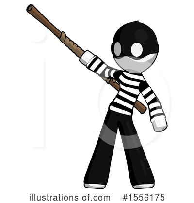 Royalty-Free (RF) White Design Mascot Clipart Illustration by Leo Blanchette - Stock Sample #1556175