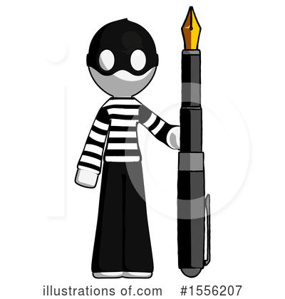 Royalty-Free (RF) White Design Mascot Clipart Illustration by Leo Blanchette - Stock Sample #1556207