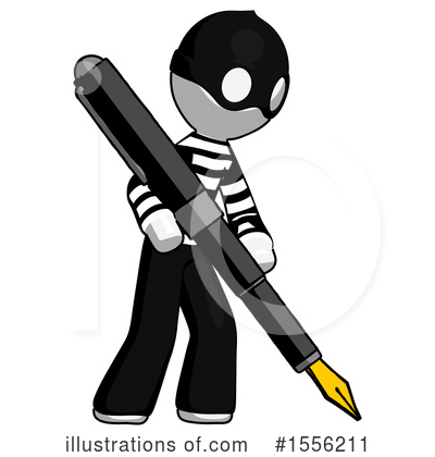 Royalty-Free (RF) White Design Mascot Clipart Illustration by Leo Blanchette - Stock Sample #1556211