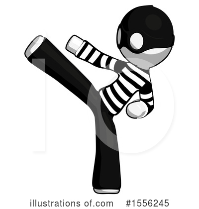 Royalty-Free (RF) White Design Mascot Clipart Illustration by Leo Blanchette - Stock Sample #1556245
