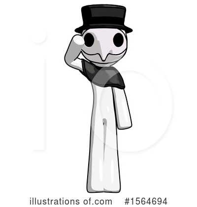 Royalty-Free (RF) White Design Mascot Clipart Illustration by Leo Blanchette - Stock Sample #1564694