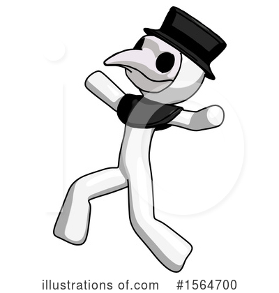 Royalty-Free (RF) White Design Mascot Clipart Illustration by Leo Blanchette - Stock Sample #1564700