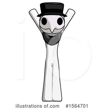 Royalty-Free (RF) White Design Mascot Clipart Illustration by Leo Blanchette - Stock Sample #1564701