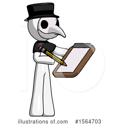 Royalty-Free (RF) White Design Mascot Clipart Illustration by Leo Blanchette - Stock Sample #1564703