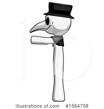 Royalty-Free (RF) White Design Mascot Clipart Illustration by Leo Blanchette - Stock Sample #1564708