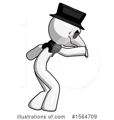 Royalty-Free (RF) White Design Mascot Clipart Illustration by Leo Blanchette - Stock Sample #1564709