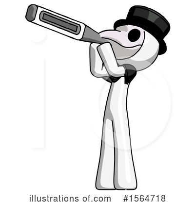 Royalty-Free (RF) White Design Mascot Clipart Illustration by Leo Blanchette - Stock Sample #1564718