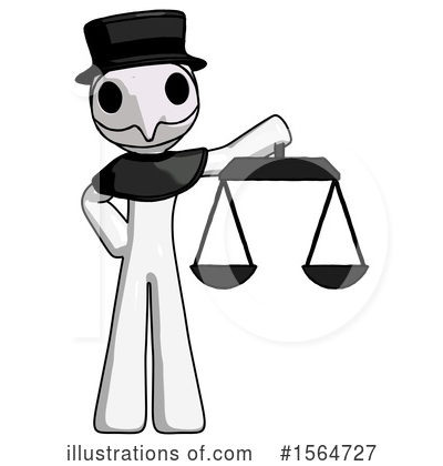Royalty-Free (RF) White Design Mascot Clipart Illustration by Leo Blanchette - Stock Sample #1564727