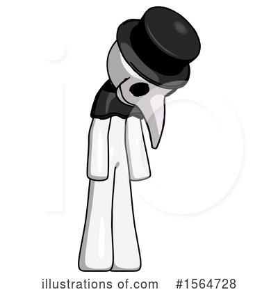 Royalty-Free (RF) White Design Mascot Clipart Illustration by Leo Blanchette - Stock Sample #1564728