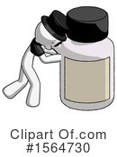 White Design Mascot Clipart #1564730 by Leo Blanchette