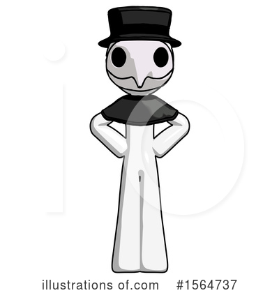Royalty-Free (RF) White Design Mascot Clipart Illustration by Leo Blanchette - Stock Sample #1564737