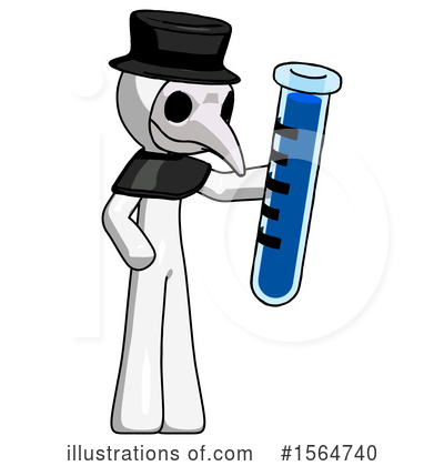 Royalty-Free (RF) White Design Mascot Clipart Illustration by Leo Blanchette - Stock Sample #1564740