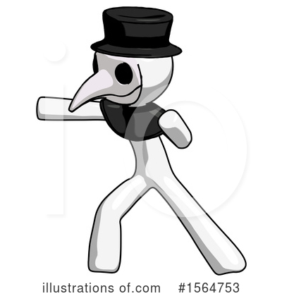 Royalty-Free (RF) White Design Mascot Clipart Illustration by Leo Blanchette - Stock Sample #1564753