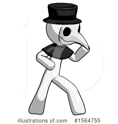 Royalty-Free (RF) White Design Mascot Clipart Illustration by Leo Blanchette - Stock Sample #1564755