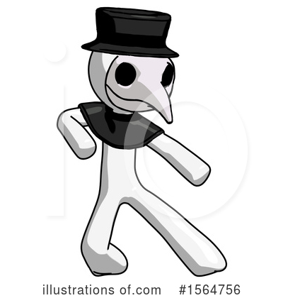 Royalty-Free (RF) White Design Mascot Clipart Illustration by Leo Blanchette - Stock Sample #1564756