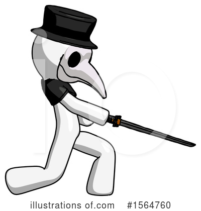 Royalty-Free (RF) White Design Mascot Clipart Illustration by Leo Blanchette - Stock Sample #1564760