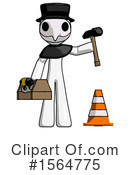 White Design Mascot Clipart #1564775 by Leo Blanchette