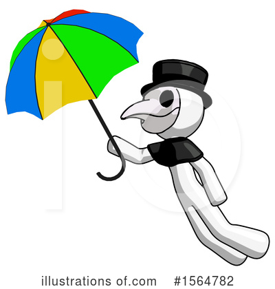 Royalty-Free (RF) White Design Mascot Clipart Illustration by Leo Blanchette - Stock Sample #1564782