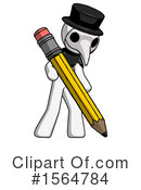 White Design Mascot Clipart #1564784 by Leo Blanchette