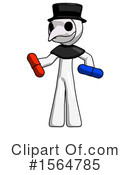 White Design Mascot Clipart #1564785 by Leo Blanchette