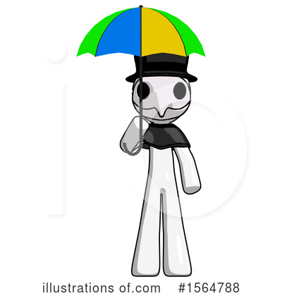 Royalty-Free (RF) White Design Mascot Clipart Illustration by Leo Blanchette - Stock Sample #1564788