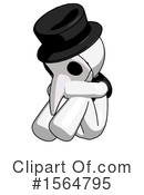 White Design Mascot Clipart #1564795 by Leo Blanchette