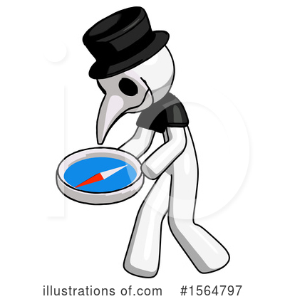 Royalty-Free (RF) White Design Mascot Clipart Illustration by Leo Blanchette - Stock Sample #1564797