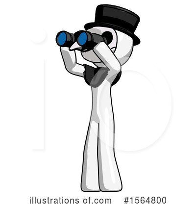 Royalty-Free (RF) White Design Mascot Clipart Illustration by Leo Blanchette - Stock Sample #1564800