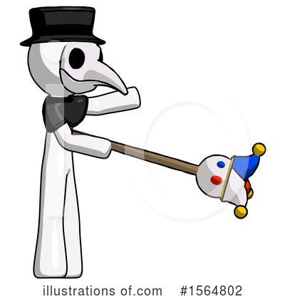 Royalty-Free (RF) White Design Mascot Clipart Illustration by Leo Blanchette - Stock Sample #1564802