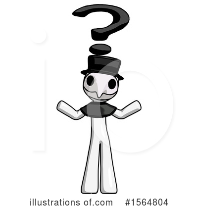 Royalty-Free (RF) White Design Mascot Clipart Illustration by Leo Blanchette - Stock Sample #1564804