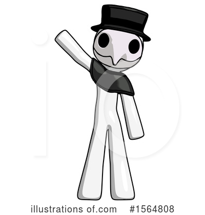 Royalty-Free (RF) White Design Mascot Clipart Illustration by Leo Blanchette - Stock Sample #1564808