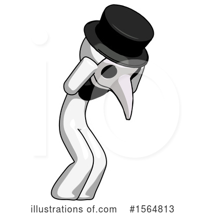 Royalty-Free (RF) White Design Mascot Clipart Illustration by Leo Blanchette - Stock Sample #1564813