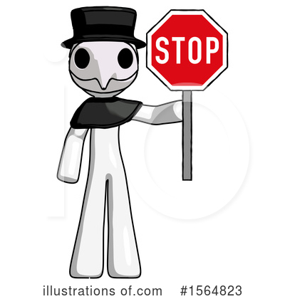 Royalty-Free (RF) White Design Mascot Clipart Illustration by Leo Blanchette - Stock Sample #1564823
