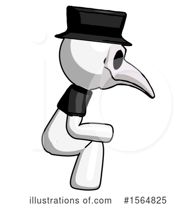 Royalty-Free (RF) White Design Mascot Clipart Illustration by Leo Blanchette - Stock Sample #1564825