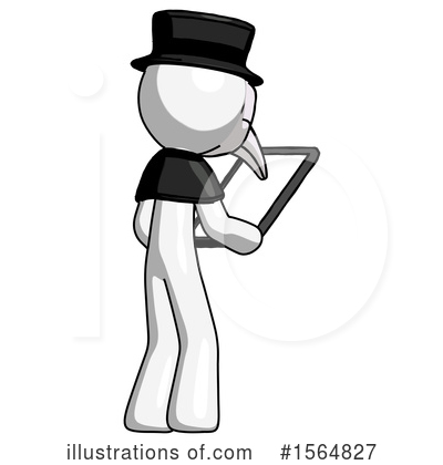 Royalty-Free (RF) White Design Mascot Clipart Illustration by Leo Blanchette - Stock Sample #1564827