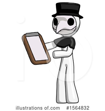 Royalty-Free (RF) White Design Mascot Clipart Illustration by Leo Blanchette - Stock Sample #1564832