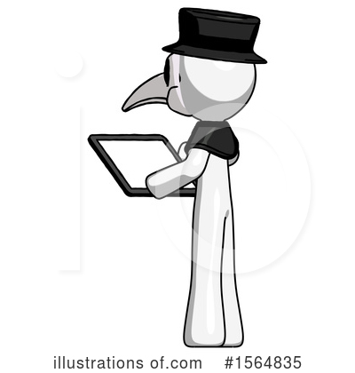 Royalty-Free (RF) White Design Mascot Clipart Illustration by Leo Blanchette - Stock Sample #1564835
